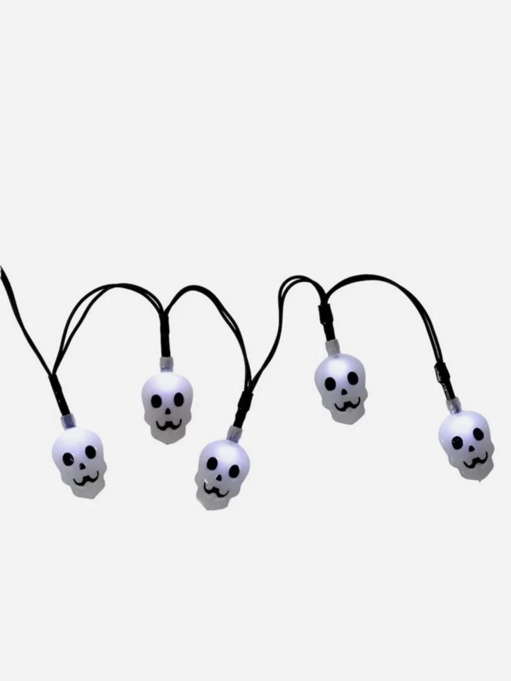 Lights Up! Indoor Halloween String LED Lights, 12-ct. Pack MINI Skulls Pattern